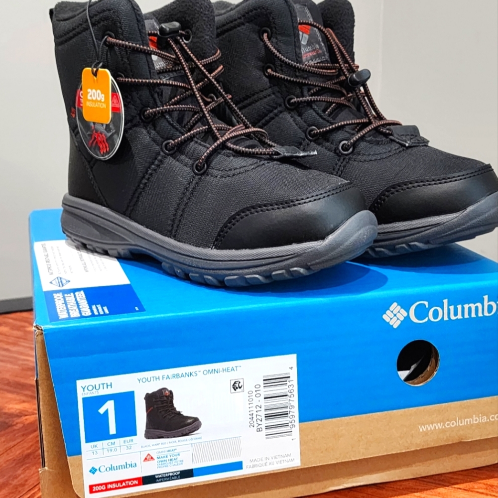 Boy's Columbia Omni-Heat Boots